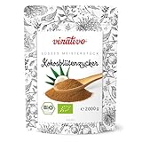 vinativo Kokosblütenzucker BIO – 2kg – Alternative zu Haushaltszucker – nährstoffreiche Zuckeralternative – aus kontrolliert biologischem Anbau