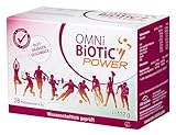 OMNi BiOTiC Power | 28 Portionen (112g) | 6 Bakterienstämme | 10 Mrd. Keime pro Tagesdosis | Pulver | Vegan | Zur täglichen Anwendung | Mit Bakterien für die Darmflora | Blutorangengeschmack