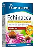 Klosterfrau Echinacea Lutschbonbons | Immunsystem unterstützend durch Vitamin C | 24 Stück