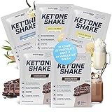 Energybody® KET'ONE Keto Shake Probierpaket 5x20g - Protein Pulver für die Ketogene Ernährung - mit MCT Pulver & Molkenproteinisolat - reich an essentiellen Aminosäuren & BCAAs