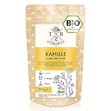 BIO Kamillentee lose aus ganzen Kamillenblüten getrocknet - Kamille für Tee & Dampfbad, 100g für ca. 35 Tassen | Tea2Be