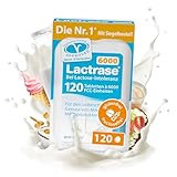 pro natura Lactrase 6000 – 120 Lactase Tabletten bei Lactose-Intoleranz, für den unbeschwerten Genuss von Milch und Milchprodukten