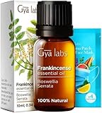 Gya Labs ätherisches Weihrauchöl zur Verbreitung und Selbstpflege – Weihrauchöl für Haut, Massagen und Heimwerken – holziger, erdiger Duft – 100% natürlich (10 ml)