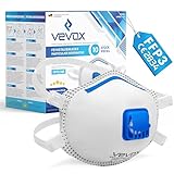 VEVOX® FFP3 Atemschutzmasken - 5000 Stück für Großkunden - mit Komfort Plus Abdichtung - Staubschutzmaske FFP3 mit Ventil