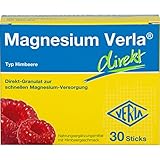 Magnesium Verla direkt Granulat Himbeere, 30 St