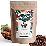 Foodico Kakao Nibs Bio 250g, Rohkostqualität - Gebrochene Kakaobohnen