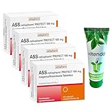 ASS-Ratio protect 100 mg magensaftresistente Tabletten 4x100 Stk inclusive einer Handcreme von vitenda