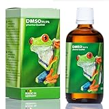 DMSO - 99,9% pharmazeutische Reinheit in der Braunglasflasche mit Dosierhilfe Ph. Eur. Qualität - unverdünnt - Dimethylsulfoxid (100 ml)