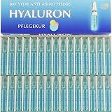 Hyaluron Bio Vital Anti Aging Pflegekur 60 ml hochkonzentrierte Hyaluronsäure, 30 Ampullen á 2 ml, gegen Falten Made in Germany von STREHLER DESIGN