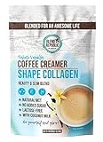 BLEND REPUBLIC® Keto Coffee Creamer Vanilla für ketogene Ernährung - mit MCT-Öl, Kokosöl & Kollagen - Ketogener Kaffeeweißer, laktosefrei und ohne Zuckerzusatz, 300g