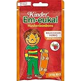 Kinder Em-eukal Hustenbonbons Waldbeere-Honig, mit 5 Vitaminen, Zuckerhaltig, 75g