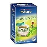 Meßmer MATCHA SPIRIT | Grüner Tee mit Matcha | 20 Teebeutel | Vegan | Glutenfrei | Laktosefrei