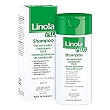 Linola PLUS Shampoo, 1 x 200 ml - Intensiv-Pflegeshampoo gegen juckende, brennende, gereizte und zu Neurodermitis neigende Kopfhaut - bei Schuppen und Spannungsgefühlen