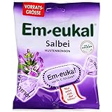 Em-eukal Salbei Hustenbonbons für Hals und Stimme, 150 g Bonbons
