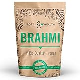 Bio Brahmi Kapseln – 200 Kapseln – Bacopa Monnieri perfekt dosiert – 1000 mg Brahmi pro Tagesdosierung – Bio-Qualität – Vegan – Ohne Zusatzstoffe – Natürliche Inhaltsstoffe – Organic brahmi capsules