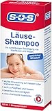 SOS Läuse Shampoo | Beseitigung von Nissen + Kopfläuse | mit natürlichem Wirkstoff für Kinder ab 3 J. + Erwachsene | Läusemittel Haare | 1x100ml …