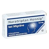 NARATRIPTAN Hennig bei Migräne 2,5 mg Filmtabl. 2 St