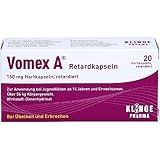 Vomex A Retardkapseln 150 mg Hartkapsel, retardiert, 20 St. Kapseln