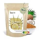 nur.fit BIO Kokosblütenzucker 500g – rein natürlicher Zuckerersatz aus Kokosblüte als Süßungsmittel mit leichtem Karamell-Geschmack – Zuckeralternative in zertifizierter Bioqualität