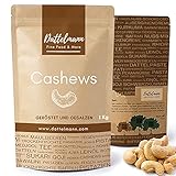 Cashewkerne geröstet und gesalzen 1Kg | Cashew | Cashewnüsse | Premium Qualität | Vegan | Palmyra Delights (Geröstet&Gesalzen, 1Kg)