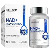 NAD+ 1000MG-Resveratrol Boosting Supplement Riboside for Cellular Energy Metabolism & Repair, 120count