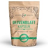 Olivenblattextrakt Kapseln – 200 Olivenblatt Kapseln mit 650mg – olive leaf extract – Olivenblätter