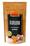 Ostmann Kurkuma gemahlen 250 g, feines Kurkuma-Pulver, Gewürz für indische Gerichte & Curry, getrocknet & gemahlen für Goldene Milch