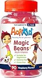 ActiKid Magic Beans Multi-Vitamin 90x Raspberry Flavour, Gelatin free, Children's vitamin