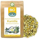 Bio Kamillentee 500g - ganze Kamillenblüten getrocknert - aromastark und ölreich - direkt vom europäischen Familienbetrieb - PEPPERMINTMAN