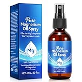 Magnesiumspray,magnesium oil spray,MagnesiumÖl Spray,100% natürlich reines Magnesium Oil Spray,magnesium spray füße,verbessert die Schlafqualität, die Gesundheit der Haut,60ml
