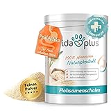 Ida Plus Flohsamenschalen fein gemahlen für Hunde & Katzen - ballaststoffreich - Präbiotika für die Darmflora - für eine gesunde Verdauung & Gute Kotkonsistenz - Superfood - rein pflanzlich - 700g