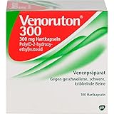 Venoruton 300 – Venenpräparat gegen geschwollene, schwere, kribbelnde Beine – 1 x 100 Hartkapseln