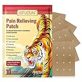 Schmerzlinderung Patches 20PCS,chinesischer Tiger Patch, Tiger Balm für alle Teile des Körpers,Schulterschmerzen,Rückenschmerzen,Knieschmerzen,Knochenschmerzen Linderung Rückenschmerzen Patch