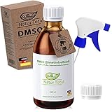 DMSO 500ml 99,9 Prozent Reinheit ph Eur - Dimethylsulfoxid 99,9% pharmazeutische Reinheit Unverdünnt - Made in Germany - Apothekenflaschen - Braunglas