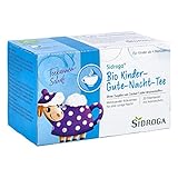 Sidroga Bio Kinder-Gute-Nacht-Tee: Kräutertee mit Melisse, Passionsblume und Lavendel für Kinder ab 4 Monaten, 20 Filterbeutel à 1,5 g