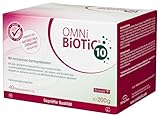 OMNi BiOTiC 10 | 40 Portionen (200g) | 10 Bakterienstämme | 10 Mrd. Keime pro Tagesdosis | Pulver | Mit Inulin | Vegan | Glutenfrei | Lactosefrei | Zur täglichen Anwendung