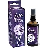 Lavendel Kissenspray 50ml von Lavodia – 50ml Lavendelspray für Kopfkissen zum Einschlafen – Lavendel Spray mit echtem, naturreinem Lavendelöl für eine gute Nacht