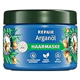 Herbal Essences Repair Haarmaske mit Arganöl 300ml. Von geschädigtem zu Geschmeidigerem, Glänzenden Haar, Intensive Pflege, Mit Inhaltsstoffen natürlichen Ursprungs, Vegan