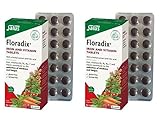 Eisentabletten FloradixSalus mit den Vitaminen B2, B6, B12 und C, 2er Pack, insgesamt 168 Tabletten