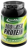 IronMaxx 100 Prozent Pea Protein Veganes Erbsenprotein Pulver, Geschmack, Vanille, 900 g Dose (1er Pack)