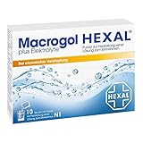 Macrogol HEXAL® plus Elektrolyte | 10 Beutel | Wirksame Hilfe bei chronischer Verstopfung | Setzt den Darm sanft und effektiv in Bewegung
