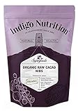 Indigo Herbs Rohe Bio Kakaonibs 1kg | Vegane | Rein & GMO Frei