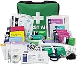 Lewis-Plast Reliance Medical Erste-Hilfe-Set Tasche – 160 Stück Überlebens-Kits – Sicherheits-Essentials für Reisen, Auto, Zuhause, Camping, Arbeit, Wandern, Urlaub – Packzubehör – Medium