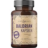 Baldrian - 180 Kapseln - 500mg hochdosiertes Baldrian pro Kapsel - vegane Kapseln